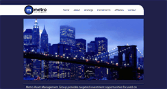 Desktop Screenshot of metroamg.com