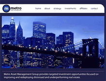 Tablet Screenshot of metroamg.com